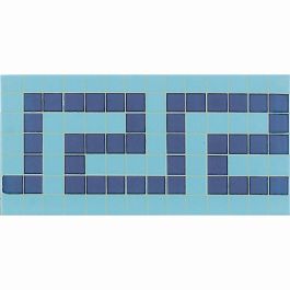 بلاط مسابح 12×24×0.5 سم _ أزرق فاتح — بلاط وسيراميك