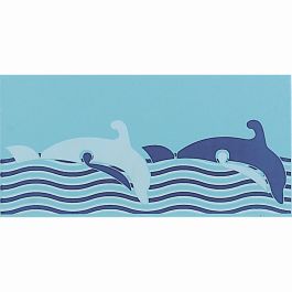 بلاط مسابح 12×24×0.9 سم - أزرق فاتح - FT 570-0972 — بلاط وسيراميك