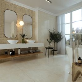 بلاط جدران 30×90×1.0 سم - بيج فاتح — بلاط وسيراميك