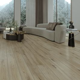 بلاط أرضيات 15×90×1.0 سم - بيج فاتح — بلاط وسيراميك