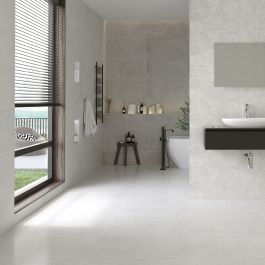 بلاط أرضيات 40×40×1.0 سم - رمادي فاتح - FT 170-13891 — بلاط وسيراميك