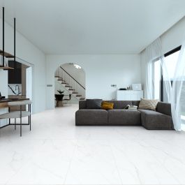 بلاط أرضيات 60×120×1.0 سم - رمادي فاتح - 110139172511016 — بلاط وسيراميك