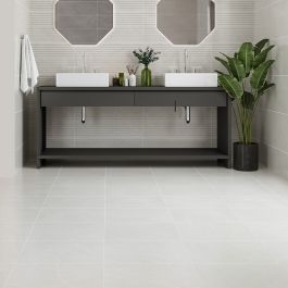 بلاط أرضيات 40×40×1.0 سم - رمادي فاتح - FT 170-14066 — بلاط وسيراميك
