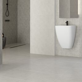 بلاط أرضيات 40×40×1.0 سم - رمادي فاتح - FT 170-14178 — بلاط وسيراميك