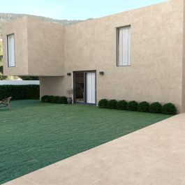 بلاط أرضيات / واجهات بورسلان 40×80×2.0 سم - بيج — بلاط وسيراميك