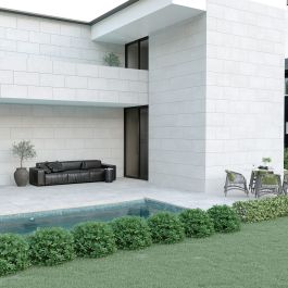 بلاط أرضيات / واجهات بورسلان 40×80×2.0 سم - رمادي فاتح - 111138711712016 — بلاط وسيراميك
