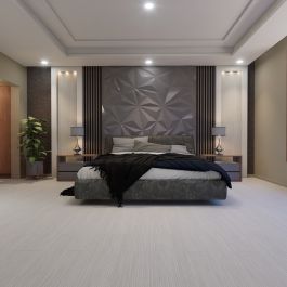 بلاط بورسلان أرضيات 20×120×1.0 سم - خشبي رمادي فاتح — بلاط وسيراميك