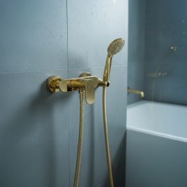 خلاط دش استحمام سكانو أوركس - ذهبي — مواد بناء